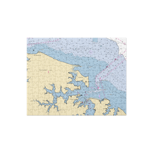 Krentz Marine Railway (Lottsburg, VA) NOAA Chart Jigsaw Puzzle