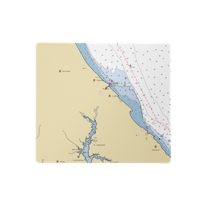 Flag Harbor Boat Yard (Lusby, MD) NOAA Chart  Gaming Mouse Pad