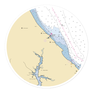 Flag Harbor Boat Yard (Lusby, MD) NOAA Chart Sticker