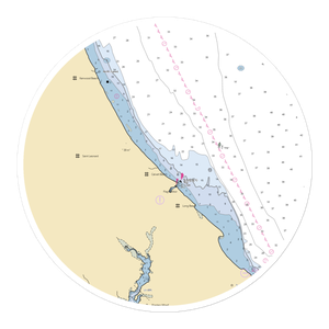 Flag Harbor Yacht Haven (Lusby, MD) NOAA Chart Sticker