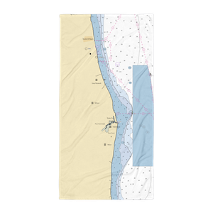 Breezy Point Marina (Chesapeake Beach, MD) NOAA Chart Towel