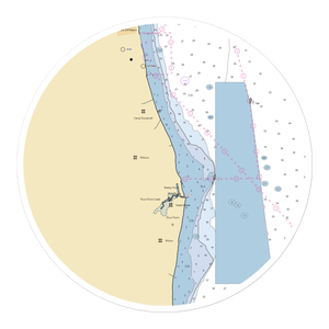 Breezy Point Marina (Chesapeake Beach, MD) NOAA Chart Sticker