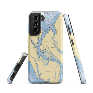 Slaughter Creek Marina at Taylors Island (Taylors Island, MD) NOAA Chart Samsung Phone Case