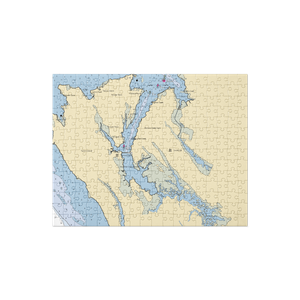 Slaughter Creek Marina at Taylors Island (Taylors Island, MD) NOAA Chart Jigsaw Puzzle