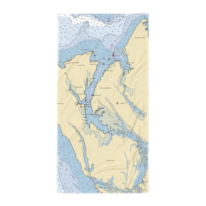 Slaughter Creek Marina at Taylors Island (Taylors Island, MD) NOAA Chart Towel