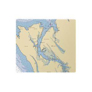 Slaughter Creek Marina at Taylors Island (Taylors Island, MD) NOAA Chart  Gaming Mouse Pad