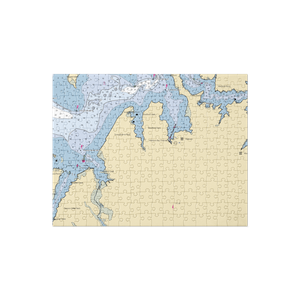 Madison Bay Campground & Marina (Woolford, MD) NOAA Chart Jigsaw Puzzle