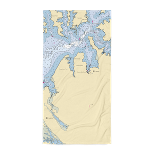 Madison Bay Campground & Marina (Woolford, MD) NOAA Chart Towel