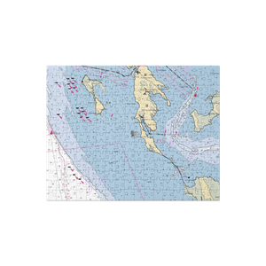 PL Jones Boatyard & Marina (Fishing Creek, MD) NOAA Chart Jigsaw Puzzle