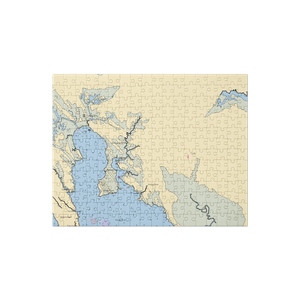 Gootee's Marine (Church Creek, MD) NOAA Chart Jigsaw Puzzle