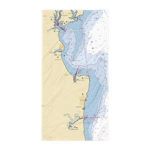 Herring Bay Yacht Club (Friendship, MD) NOAA Chart Towel