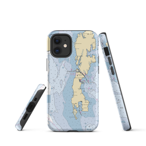 Wylder Hotel Tilghman Island (Tilghman, MD) NOAA Chart  Tough iPhone Case