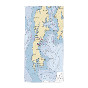 Tilghman-On-Chesapeake (Tilghman, MD) NOAA Chart Towel