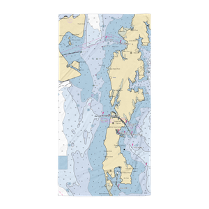 Tilghman Island Marina (Tilghman, MD) NOAA Chart Towel