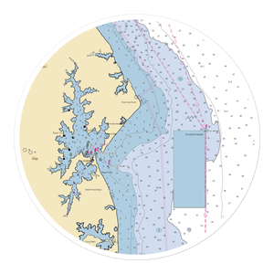 Seaside View Recreation Park (Saint Inigoes, MD) NOAA Chart Sticker