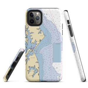 Blu Haven Piers (Saint Inigoes, MD) NOAA Chart  Tough iPhone Case