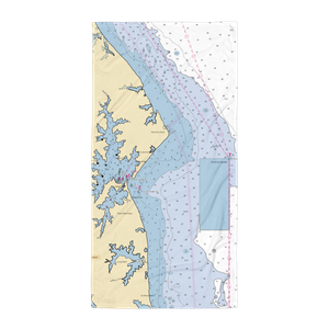 Blu Haven Piers (Saint Inigoes, MD) NOAA Chart Towel