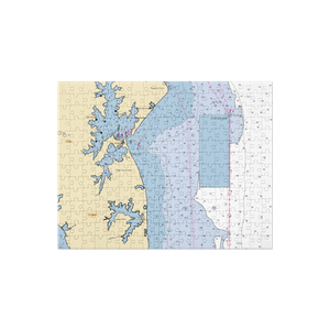 Corinthian Yacht Club (Saint Inigoes, MD) NOAA Chart Jigsaw Puzzle