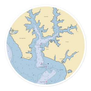 Point Lookout Marina (Saint Inigoes, MD) NOAA Chart Sticker