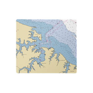 Lewisetta Marina (Lottsburg, VA) NOAA Chart  Gaming Mouse Pad