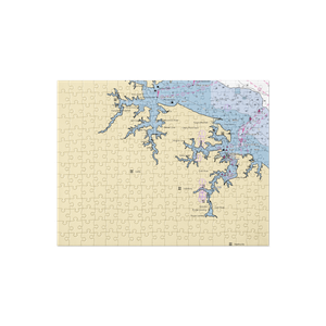 The Fishing Center (Lottsburg, VA) NOAA Chart Jigsaw Puzzle