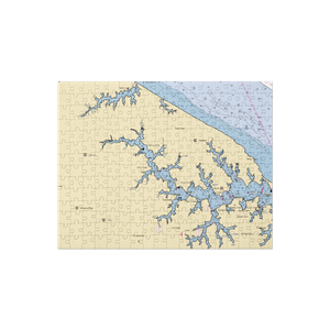 Cockrell's Marine Railway (Ophelia, VA) NOAA Chart Jigsaw Puzzle