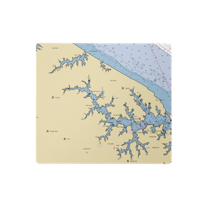 Cockrell's Marine Railway (Ophelia, VA) NOAA Chart  Gaming Mouse Pad