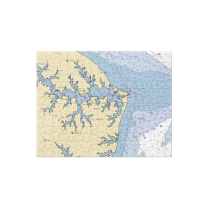 Smith Point Marina (Ophelia, VA) NOAA Chart Jigsaw Puzzle