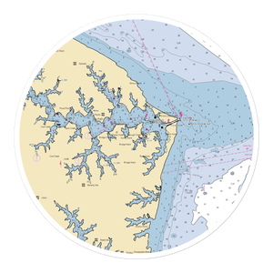 Smith Point Marina (Ophelia, VA) NOAA Chart Sticker