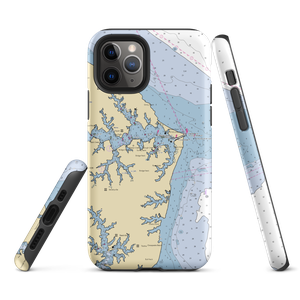 Gaps Marina (Ophelia, VA) NOAA Chart  Tough iPhone Case