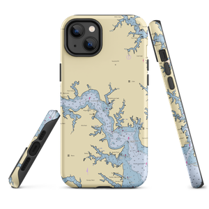 Blue Compass Marina (Burgess, VA) NOAA Chart  Tough iPhone Case