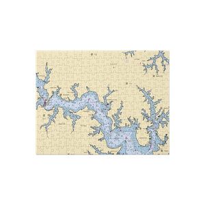 Blue Compass Marina (Burgess, VA) NOAA Chart Jigsaw Puzzle