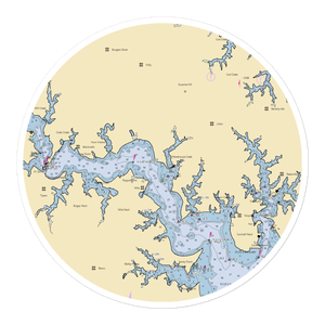 Blue Compass Marina (Burgess, VA) NOAA Chart Sticker