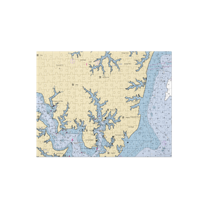 Buzzard's Point Marina (Reedville, VA) NOAA Chart Jigsaw Puzzle