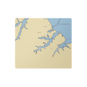 Hand Brothers Marina Inc (Glen Burnie, MD) NOAA Chart  Gaming Mouse Pad