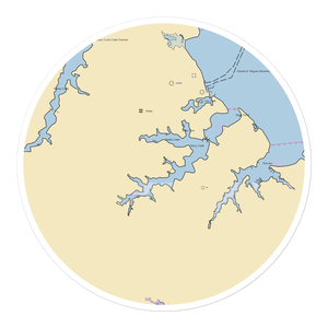 Nabbs Creek Marina (Glen Burnie, MD) NOAA Chart Sticker