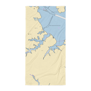 Stoney Creek Bridge Marina (Glen Burnie, MD) NOAA Chart Towel