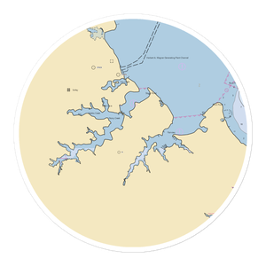 Stoney Creek Bridge Marina (Glen Burnie, MD) NOAA Chart Sticker