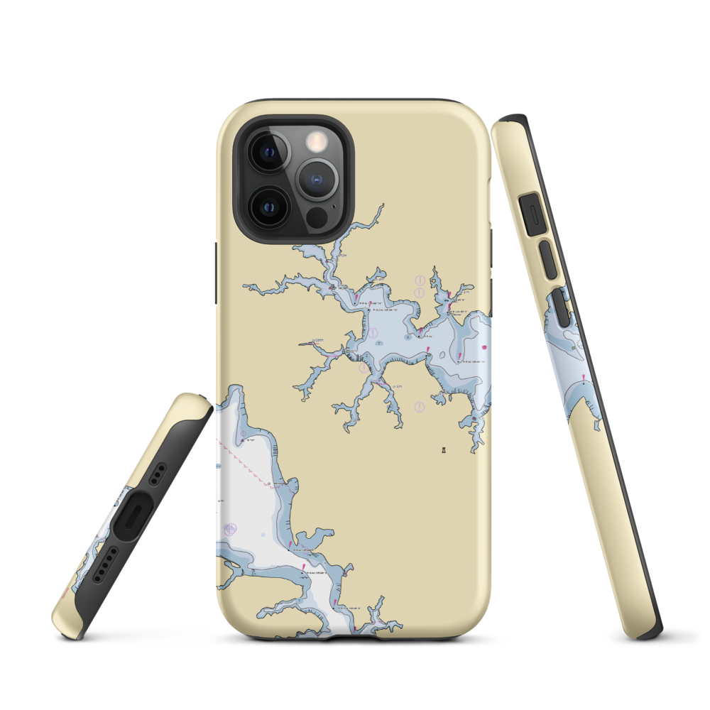 Cypress Marine (Gibson Island, MD) NOAA Chart  Tough iPhone Case iPhone 12 Pro model shown