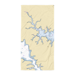 Cypress Marine (Gibson Island, MD) NOAA Chart Towel