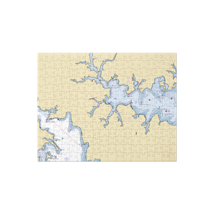 Magothy Marina (Gibson Island, MD) NOAA Chart Jigsaw Puzzle