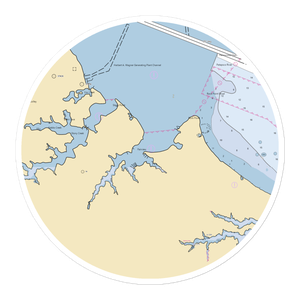 Blake's Bar Harbor Marina (Glen Burnie, MD) NOAA Chart Sticker