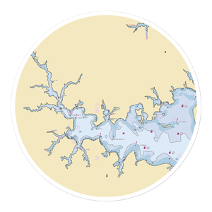 Potapskut Sailing Association (Gibson Island, MD) NOAA Chart Sticker