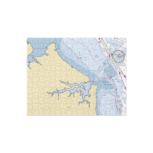 Atlantic Marina on the Patapsco (Fort Howard, MD) NOAA Chart Jigsaw Puzzle