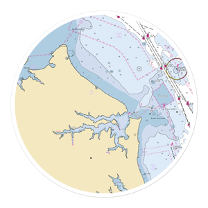 Atlantic Marina on the Patapsco (Fort Howard, MD) NOAA Chart Sticker