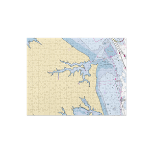 Germershausen's Boat Yard (Annapolis, MD) NOAA Chart Jigsaw Puzzle