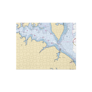 Deep Creek Marina (Annapolis, MD) NOAA Chart Jigsaw Puzzle