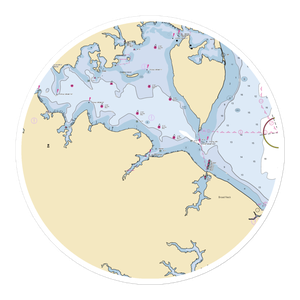 Deep Creek Marina (Annapolis, MD) NOAA Chart Sticker