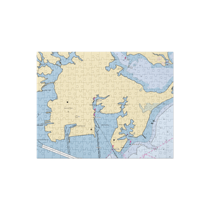 North Point Yacht Club (Sparrows Point, MD) NOAA Chart Jigsaw Puzzle