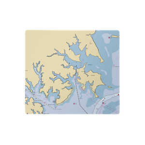 Porter's Seneca Marina (White Marsh, MD) NOAA Chart  Gaming Mouse Pad